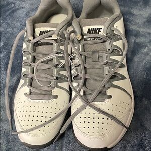 Nike Vapor Court White and Gray Sneakers